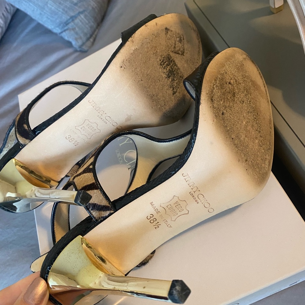 Jimmy choo 38.5 heels - Picture 4 of 8